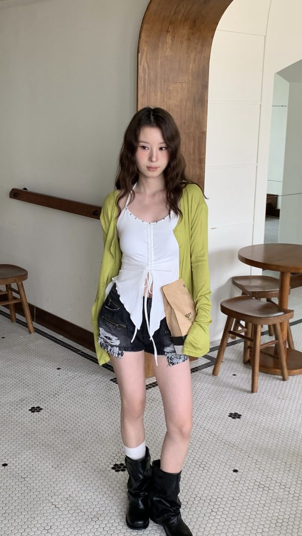 戀夏日常 斜釦罩衫