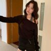 冷淡美學 斜肩大學t（真兩件式