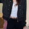 甜酷本色 條紋連帽外套
