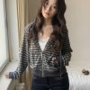 甜酷本色 條紋連帽外套