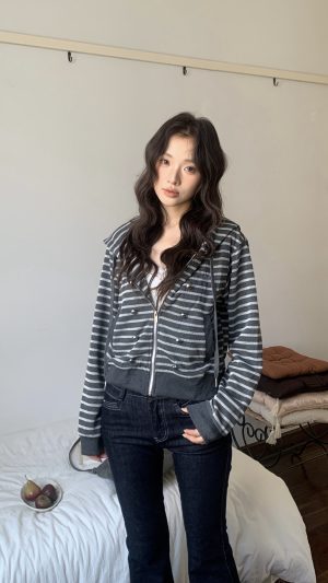 img_2919 甜酷本色 條紋連帽外套