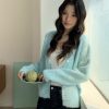 冰霜甜心 糖果色系混色毛衣