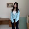 冰霜甜心 糖果色系混色毛衣