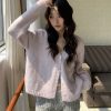 冰霜甜心 糖果色系混色毛衣