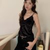 柔霧暖棕 絨面背心(有胸墊