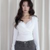 暗藏浪漫 v領真兩件(附蕾絲小可愛