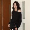 冷淡美學 斜肩大學t（真兩件式