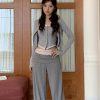慵懶時分 蕾絲拼接棉褲